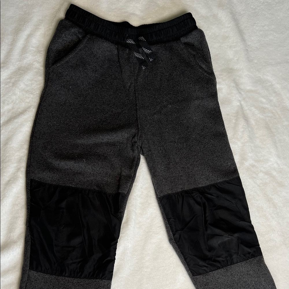 Stylish Kids Charcoal and Black Joggers